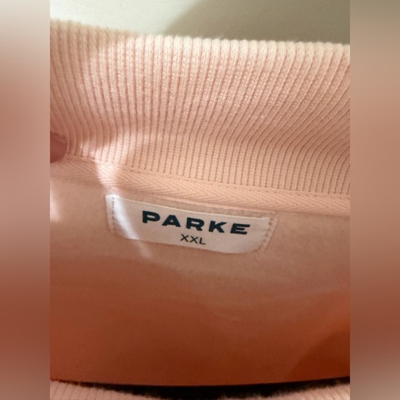 Parke XXL Heart Varsity Mockneck Sweatshirt. 💕⚡️ - Picture 4 of 7